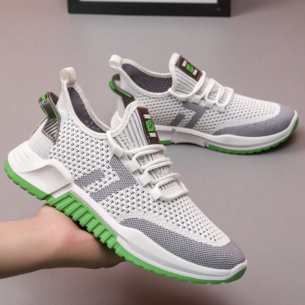 Zapatos Deportivos Hombre Tejido Volador Transpirables