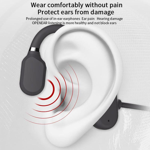 Auriculares de Conducción Ósea Bluetooth para Ciclismo