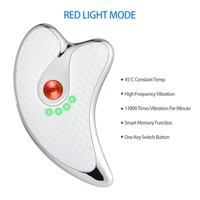 Masajeador Facial Vibrante Recargable con Raspador de Gua Sha - Image 5