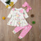Conjunto de Tres Piezas con Lunares