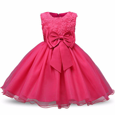 Vestido de Princesa Tutú Floral para Niña - Fiesta, Boda y Cumpleaños - Image 21