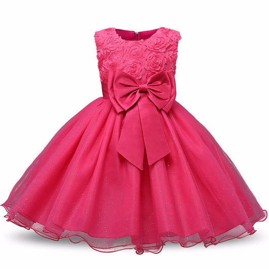 Vestido de Princesa Tutú Floral para Niña - Fiesta, Boda y Cumpleaños - Image 21