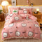 Peach Bear Duvet Cover 200 x 230 cm