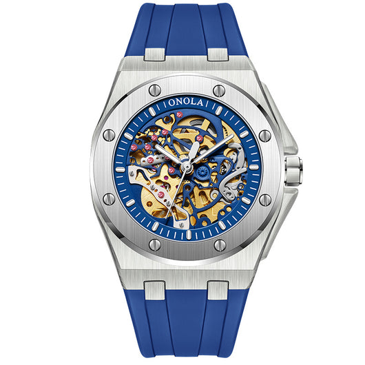 Reloj Automático para Hombre con Correa de Silicona Resistente al Agua - Image 7