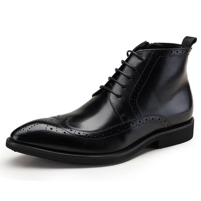 Botas de Cuero Tallado Estilo Británico - Image 3