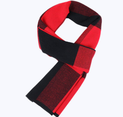 Bufanda de Lana Cuadros para Hombre - Invierno Cálido y Elegante - Image 9
