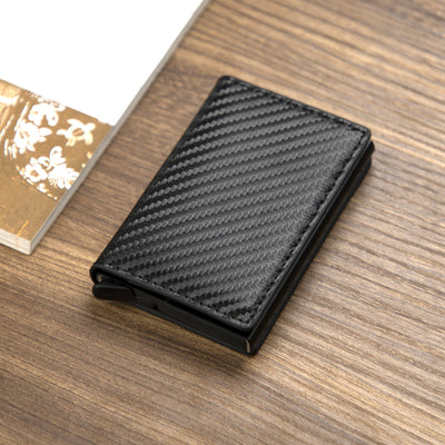 Cartera RFID Antirrobo de Aluminio para Hombre con Freno de Tarjetas - Image 5