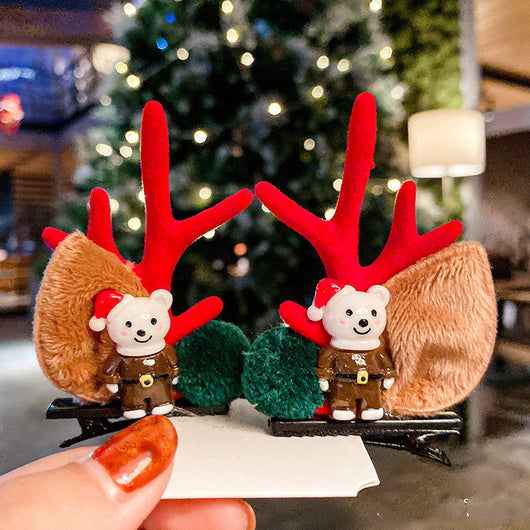 Pinzas Navideñas Decorativas - Clips Festivos de Pato, Muñeco de Nieve y Astas - Image 13