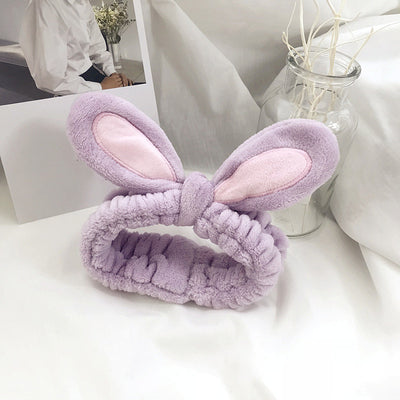 Diadema Lavable con Orejas de Conejo para Maquillaje - Image 13