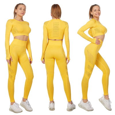 Conjunto de Yoga Manga Larga