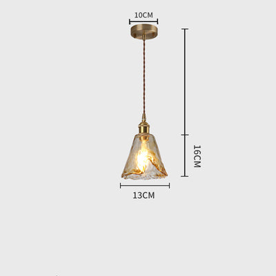 Lámpara Colgante Industrial de Vidrio - Diseño Artístico Moderno - Image 10