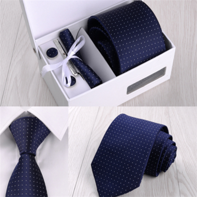 Corbata Rayada 8cm en Caja de Regalo Premium - Image 9