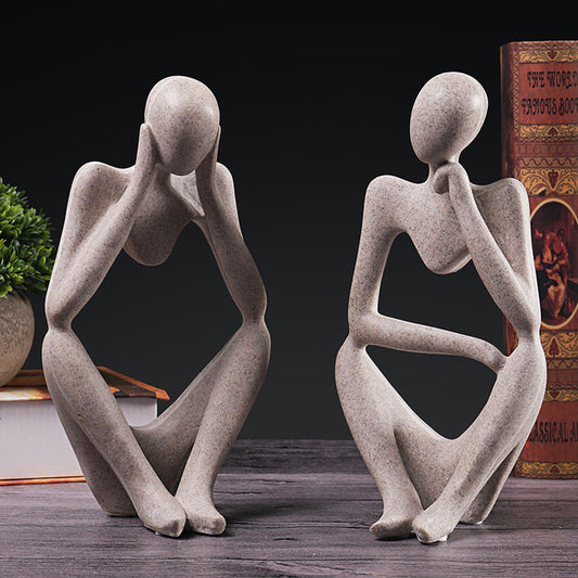 Figuras Abstractas de Arenisca - Adornos Contemplativos - Image 2