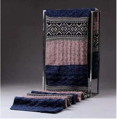 Bufanda Larga Tejida para Hombre - Calidez y Estilo - Image 8