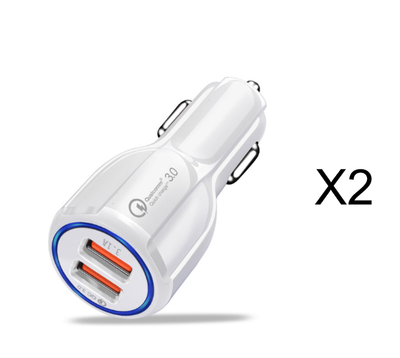 Cargador Rápido Dual USB QC 3.0 para Auto - Carga Ultra Rápida - Image 5