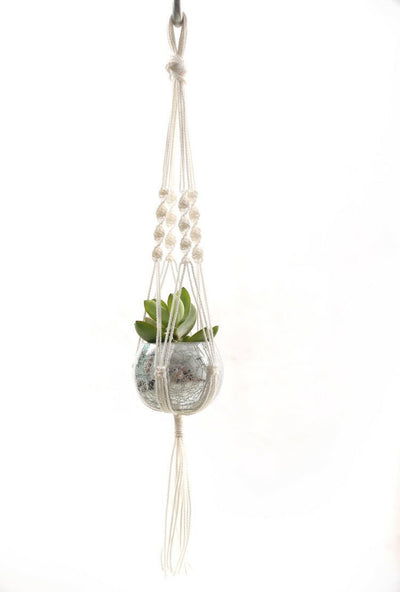 Colgador de Plantas Tejido Artesanal para Pared - Image 5