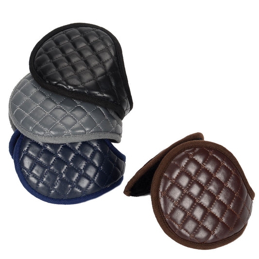 Orejeras de Cuero Cálidas para Invierno