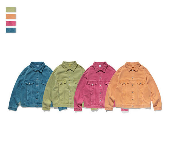 Chaqueta Denim Vintage Desflecada