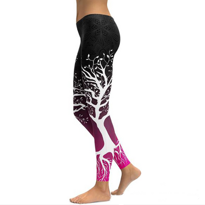 Pantalones de Yoga Estampados para Mujer - Fitness y Comodidad - Image 9