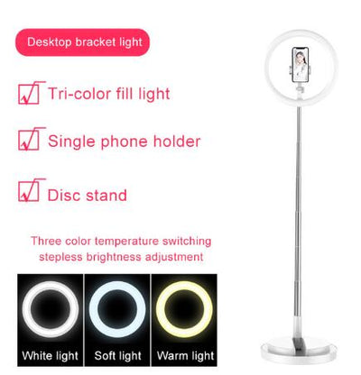 Aro de Luz LED Portátil para Selfies, Vlogs y Transmisiones en Vivo - Image 9