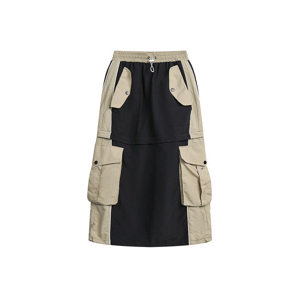 Vestido Largo Retro Patchwork Estilo Americano para Mujer - Image 4