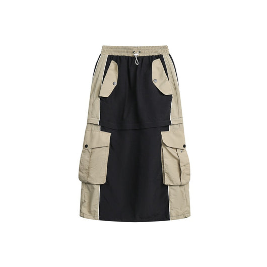 Vestido Largo Retro Patchwork Estilo Americano para Mujer - Image 4