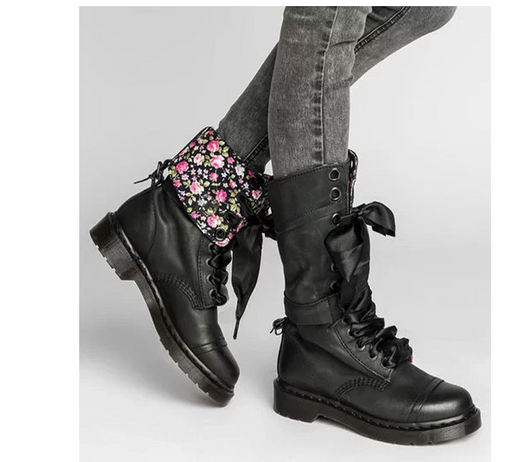 Botas de Invierno para Mujer con Tiras Cruzadas y Tacón Bajo - Image 2