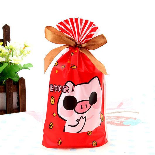 Bolsa Cordón Navideña Papá Noel Clásico - Image 7
