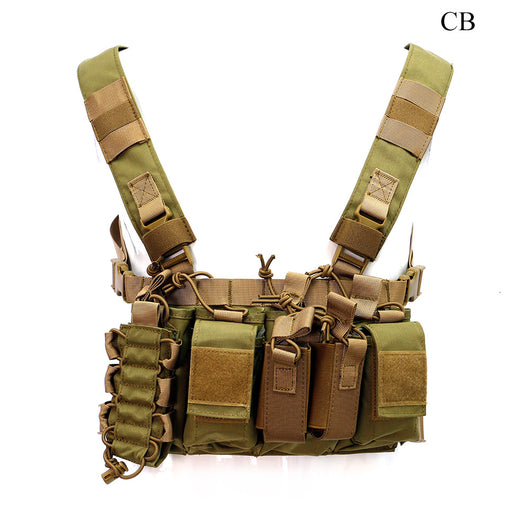 Chaleco Táctico Camuflaje con Banda Abdominal Reforzada