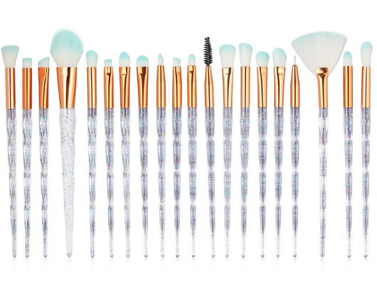Set de 20 Brochas de Maquillaje Diamante Premium - Image 6