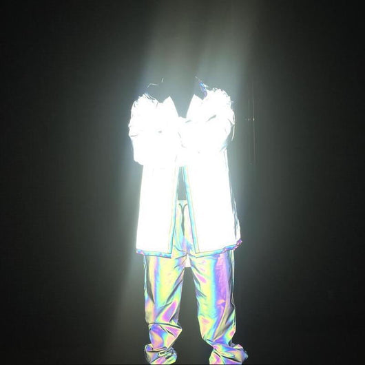 Chaqueta Hip Hop Reflectante con Diseño Urbano - Image 6