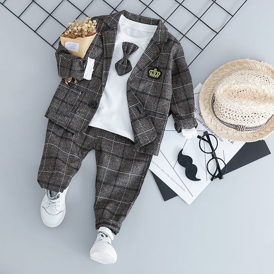 Traje Formal Infantil Británico de Tres Piezas