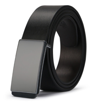 Cinturón de Cuero PU para Hombre con Hebilla Placa Moderna - Estilo Coreano Casual - Image 5
