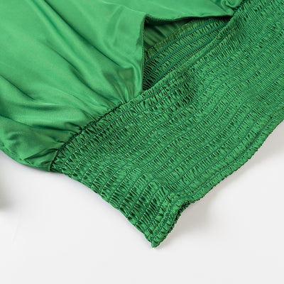Blusa Corta con Cintura Elástica Fruncida - Ajuste Definidor Mujer - Image 14
