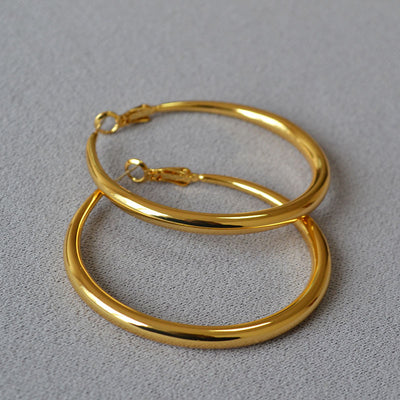 Aretes Argollas Redondas Diseño Clásico Plata 925 Elegancia Minimalista - Image 14