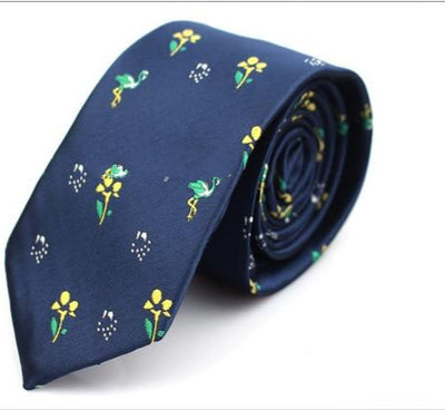 Corbata Estrecha Casual con Diseño Cartoon Versátil y Moderno - Image 14