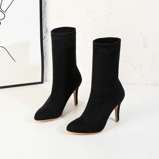 Botas Calcetín con Tacón Alto - Image 6