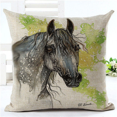 Funda de Almohada con Estampado de Caballos - Image 8