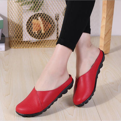 Zapatos casuales de cuero para mujer - Image 12