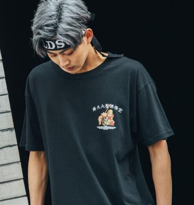 Camiseta Hip Hop Estampada de Manga Corta Unisex - Image 15
