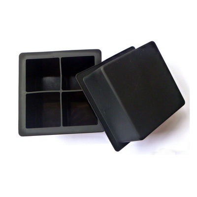 Molde de Silicona para Cubos de Hielo Grandes, Pudín y Jabón de 4 Cavidades - Image 3