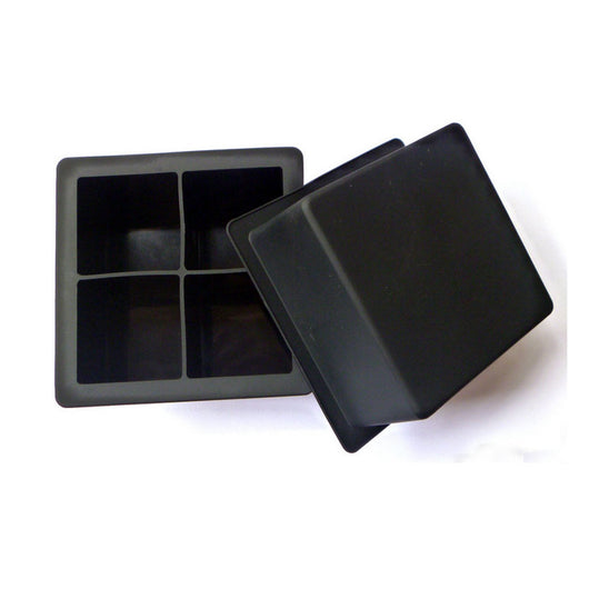 Molde de Silicona para Cubos de Hielo Grandes, Pudín y Jabón de 4 Cavidades - Image 3