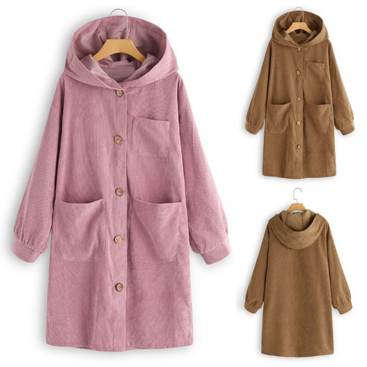 Abrigo Trench Impermeable con Bolsas para Invierno
