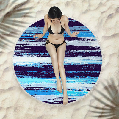 Toalla Redonda de Playa con Flecos Premium - Image 11