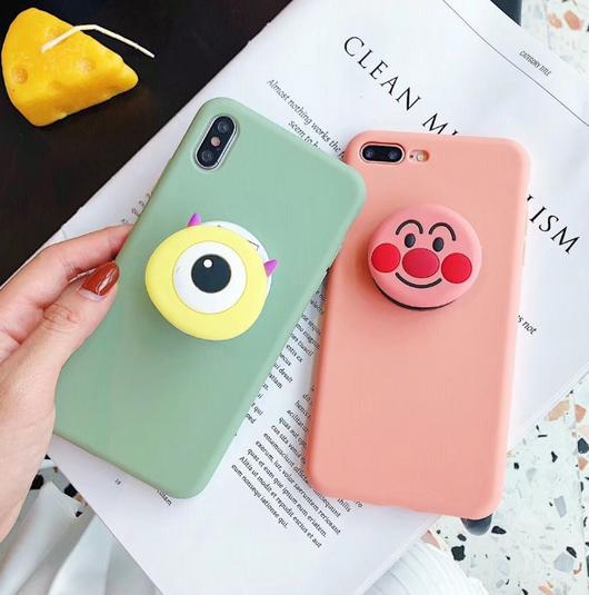 Funda Protectora para Celular con Soporte Osito Cartoon - Image 4