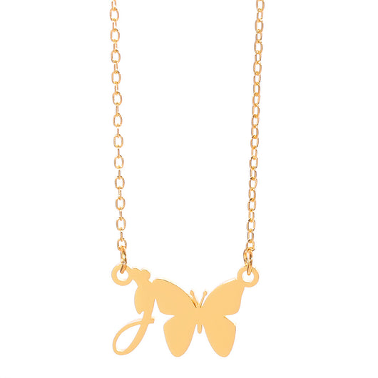 Collar Colgante Mariposa con Inicial Personalizada - Image 10