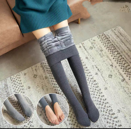 Leggings de Algodón Puro Cintura Alta Reductores con Forro Térmico - Image 5