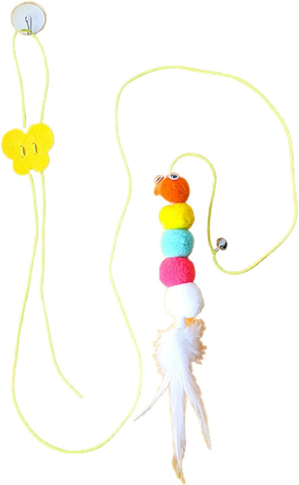 Juguete Interactivo Retráctil para Gatos con Catnip - 200cm de Diversión