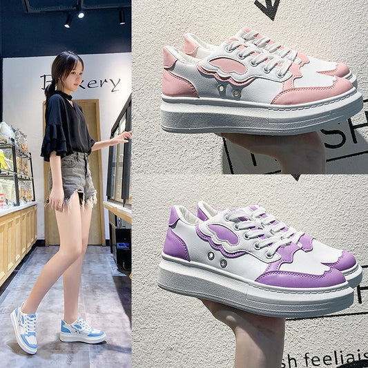 Zapatillas Deportivas Casuales para Mujer Estilo Universitario con Corazón