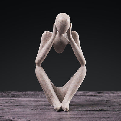 Figuras Abstractas de Arenisca - Adornos Contemplativos - Image 3